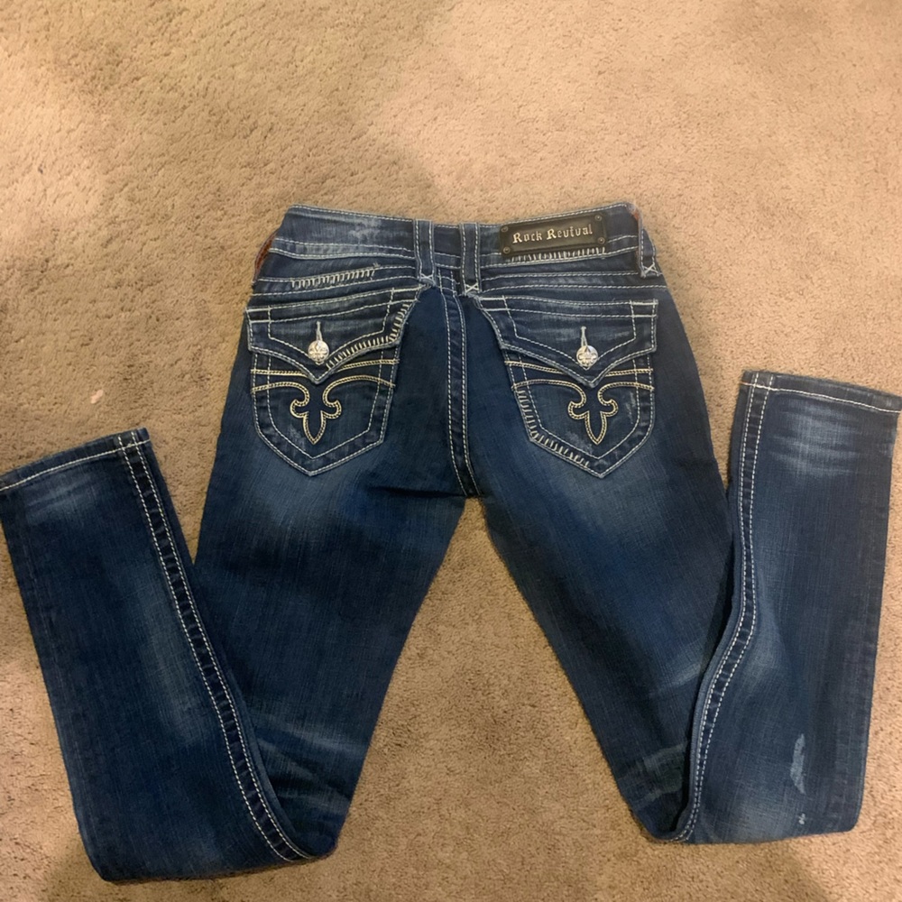 Rock Revival skinny low rise